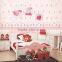 Heat sensitive washable vinyl wallpaper rolls kids room wallpaper