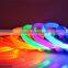 18-28cm Pet Dog Collar LED Nylon Light-up Flashing Leash Glow for Dogs