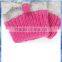 Nylon/wool Owl Knit Gloves With Flap for Young Gilrs