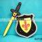 Good quality eva toy hot sell/EVA Foam sword and shield