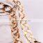 Handbag hardware accessories metal oval chain,Decorative bag parts metal chain,Detachable handbag metal chain