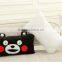 Newest Valentine Animal Custom Soft Stuffed Black Bear Emoji Plush Pillow