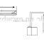 SDC-061 Frameless hydraulic silent door closer,heavy duty sliding glass automatic door closers