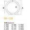 Glass door handle for bathroom glass door handle