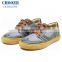 China Wholesale Teenage Boys Lace-up Navy Blue Durable Canvas Casual Shoes