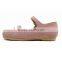 Wholesale OEM Suede Leather Pretty Princess Pink Shoes for Girls