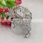 Fashion flower rhinestone brooch badge pins