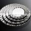 6"Disposable Flower Edge Plate with Silver Coated