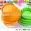 Kitchen dish drying vegentable and fruit filter bowl silicone folding basket
