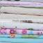 Brushed striped cotton flannel quilted tpu laminated fabric for baby urine mat