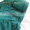 beautiful green ruffled cotton dress latest fashion dress design photo