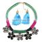 Colorful Necklace And Earrings Set Top Selling Gold Jewellery Designs Photos