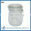 Kitchen Glass Clip Top Lids Storage Jars Clear Glass Jar for Jam CK02
