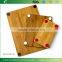 TFGJ017/novelty practical vegetable cutting board with multicolor non slip silicone pad carbonized fruit chopping block with rou