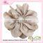 Pink Chiffon Flowers With Pearls/Garment Flowers/Custom Making