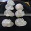 high quality clear quartz crystal human skull carving factory outlet