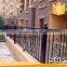 Wrought iron galvanized steel fence panels