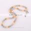 8mm round multi colors fashion latest design imitation shell pearl necklace