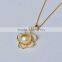 golden south sea pearl pendant with high quality