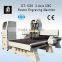 3-Axis CNC router engraving machine with wood stone plastic aluminum copper
