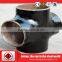 large diameter steel pipe fitting butt welded equal cross b16.9