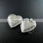 20MM Silver Plated Brass Lovers' Heart Locket Pendant Charm,vintage Heart Love Photo Locket 1132010