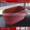 hot sale copper color bath tub, transparent bath tub, foshan factory make color bathtubs