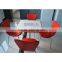customized acrylic solid surface fast food table, solid surface hamburg table