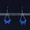 Earrings With Butterfly Drop for Wholesale