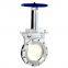 China made low price high quality manual 12 inch stainless steel knife gate valve