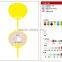 Custom advertising PVC/PP plastic fan