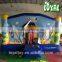2016 Hot inflatables for kids,0.5mm PVC horse bouncer, commercial jumping castle with slide