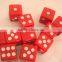 Beautiful high quality 14MM straight opaque colorful plastic dice