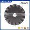 High carbon steel 28mm cutting blade for leather