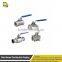 OEM customized 1/2",3/4",1",1-1/4",1-1/2",2" PVC 3 Ball Valves