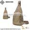 Outdoor travel canvas chest shoulder unbalance bag sling bag
