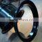 Black 10.00-25/2.0 Jiujiu OTR steel wheels