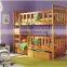 Kids wooden bunk bed