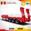manufactures 2 axles flatbed low bed semi trailer trailers cheapest price for sale
