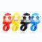 3 Colors Football Bike Bell Bicycle Horn Loud Road MTB Bike Horn Soccer Bicycle Bell Handles Ring Flexible Crisp Sound Handlebar