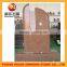 Black high polished marble modern upright headstone