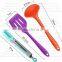 Food Safe Cooking Utensil Set stainless steel and silicone cookware set ladle