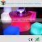 RGBW Color Change Remote Control Illuminated Commercial Led Furniture /led Bar Table
