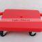 Plastic square sccoter with red color