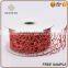 sheer polyester mesh fabric flower packing decorative ribbon trim