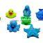 rubber animal toy sea animals series animal series sets pvc bath toy for baby Good quality squirt baby bath toys