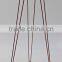 Wedding decorating party fancy design mini metal wire powder coating flower pot stand