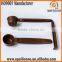 customized plastic coffee bag clip with spoon wholesale powder spoon with clip