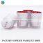 Cylinder shape glass candle jar