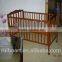 wood slat bed